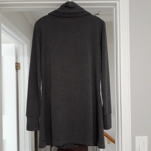 Jacket - Grey cowl neck - Picture 2 of 3